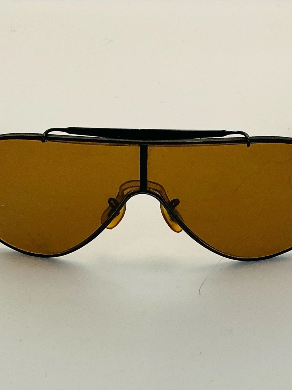 Genuine Vintage Ray Ban Bausch & Lomb Wings Sunglasses Amber Single Lens